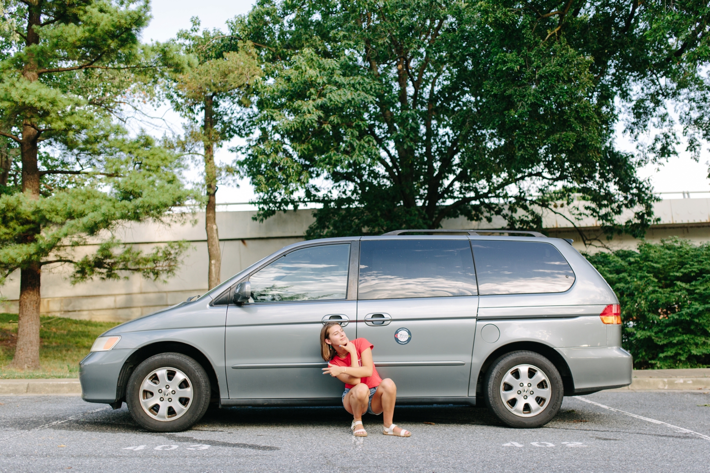 Mini Van Coca-Cola Tree Jefferson Memorial Tidal Basin DC Senior Session Elizabeth Gilmer_0654.jpg