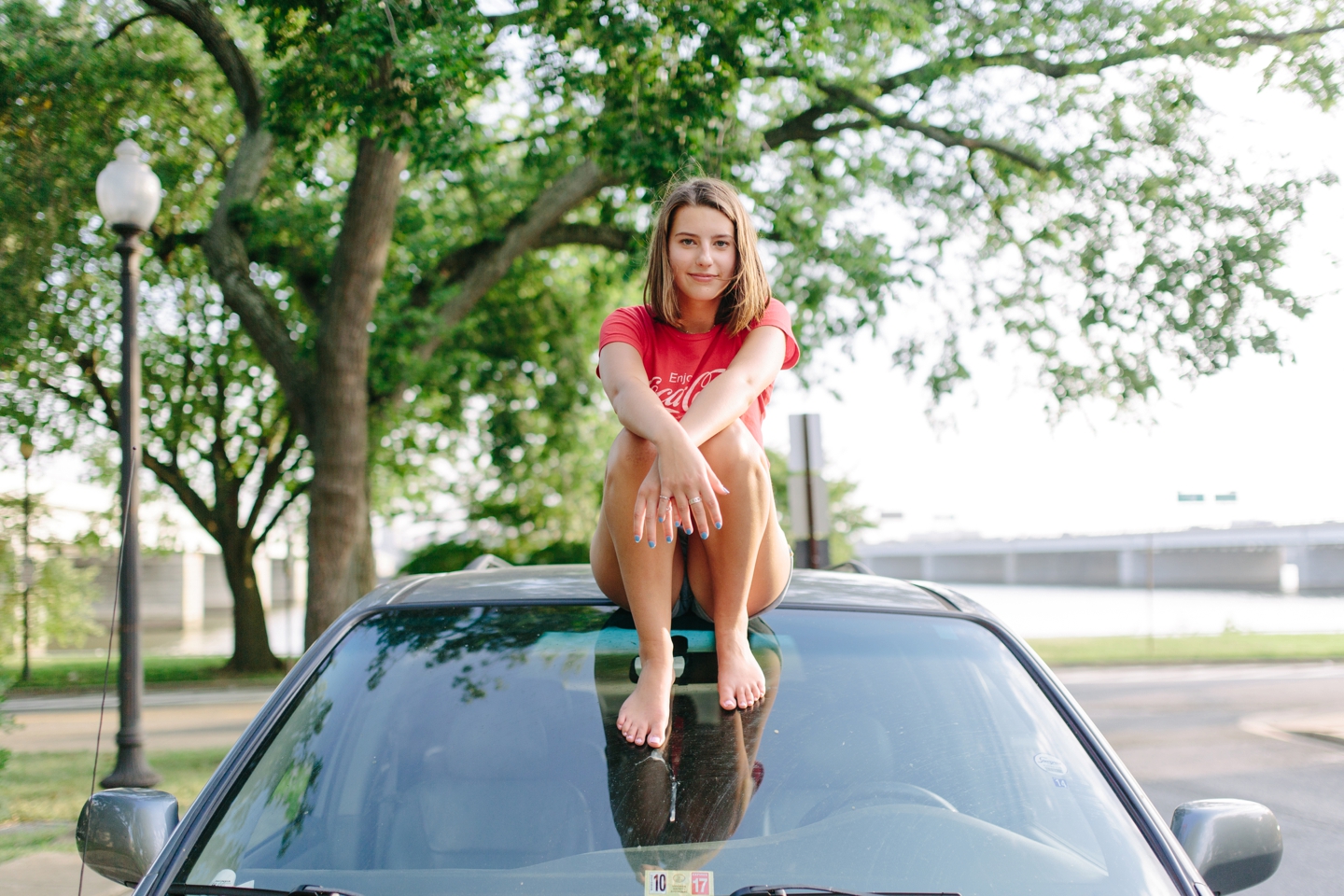 Mini Van Coca-Cola Tree Jefferson Memorial Tidal Basin DC Senior Session Elizabeth Gilmer_0661.jpg