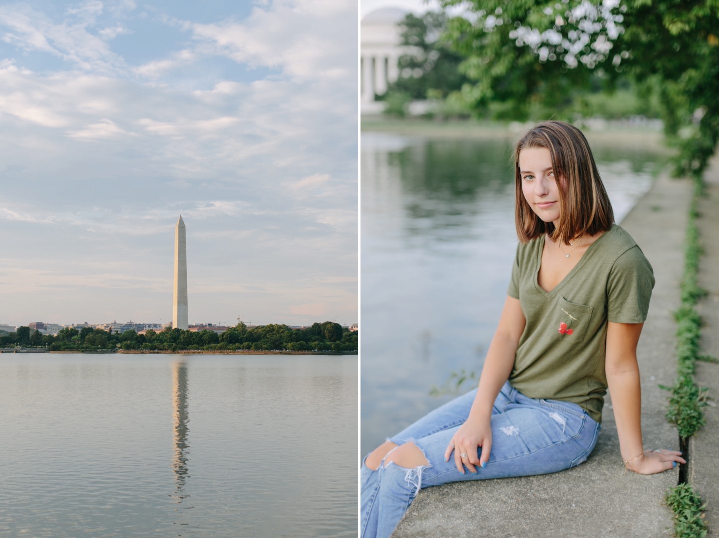 Mini Van Coca-Cola Tree Jefferson Memorial Tidal Basin DC Senior Session Elizabeth Gilmer_0736.jpg