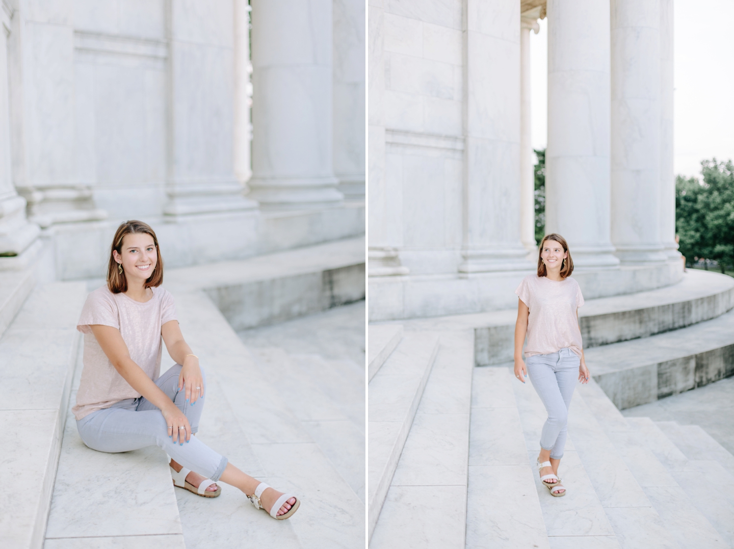 Mini Van Coca-Cola Tree Jefferson Memorial Tidal Basin DC Senior Session Elizabeth Gilmer_0770.jpg