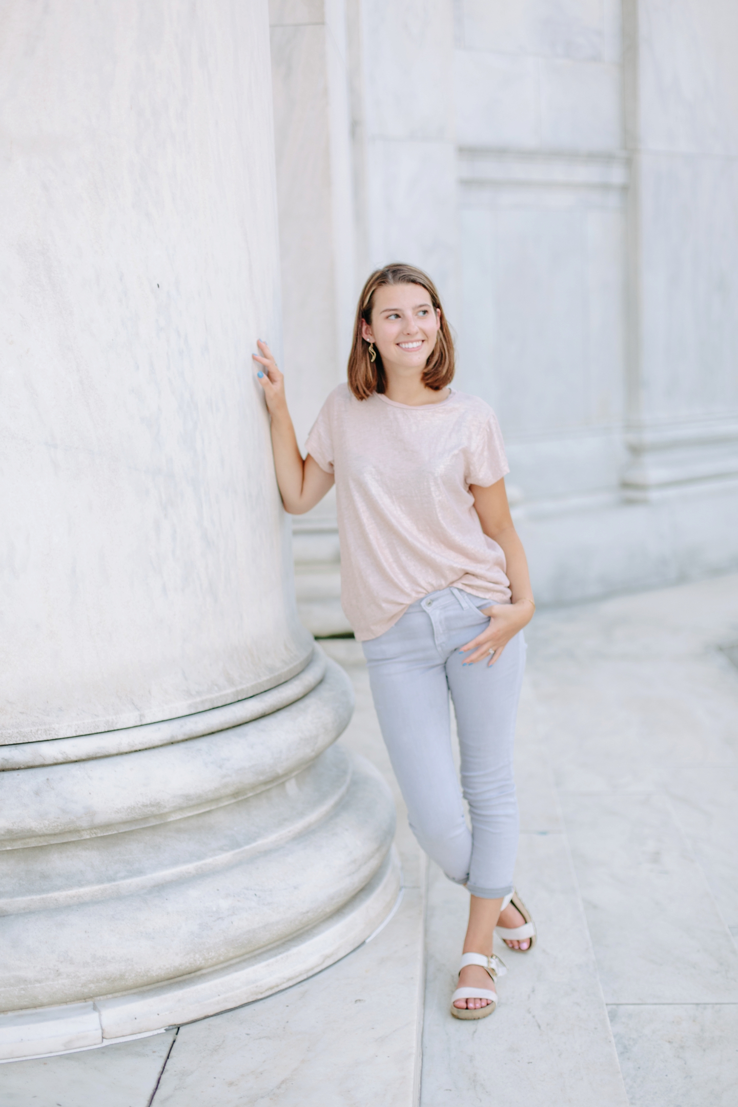 Mini Van Coca-Cola Tree Jefferson Memorial Tidal Basin DC Senior Session Elizabeth Gilmer_0771.jpg