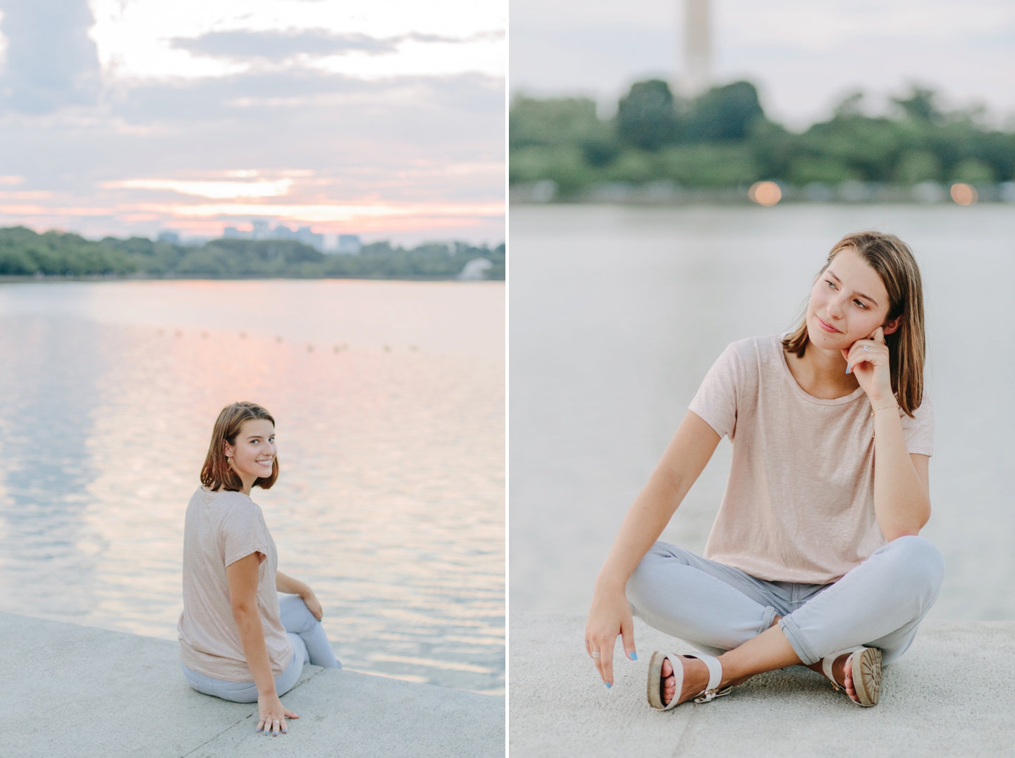 Mini Van Coca-Cola Tree Jefferson Memorial Tidal Basin DC Senior Session Elizabeth Gilmer_0777.jpg