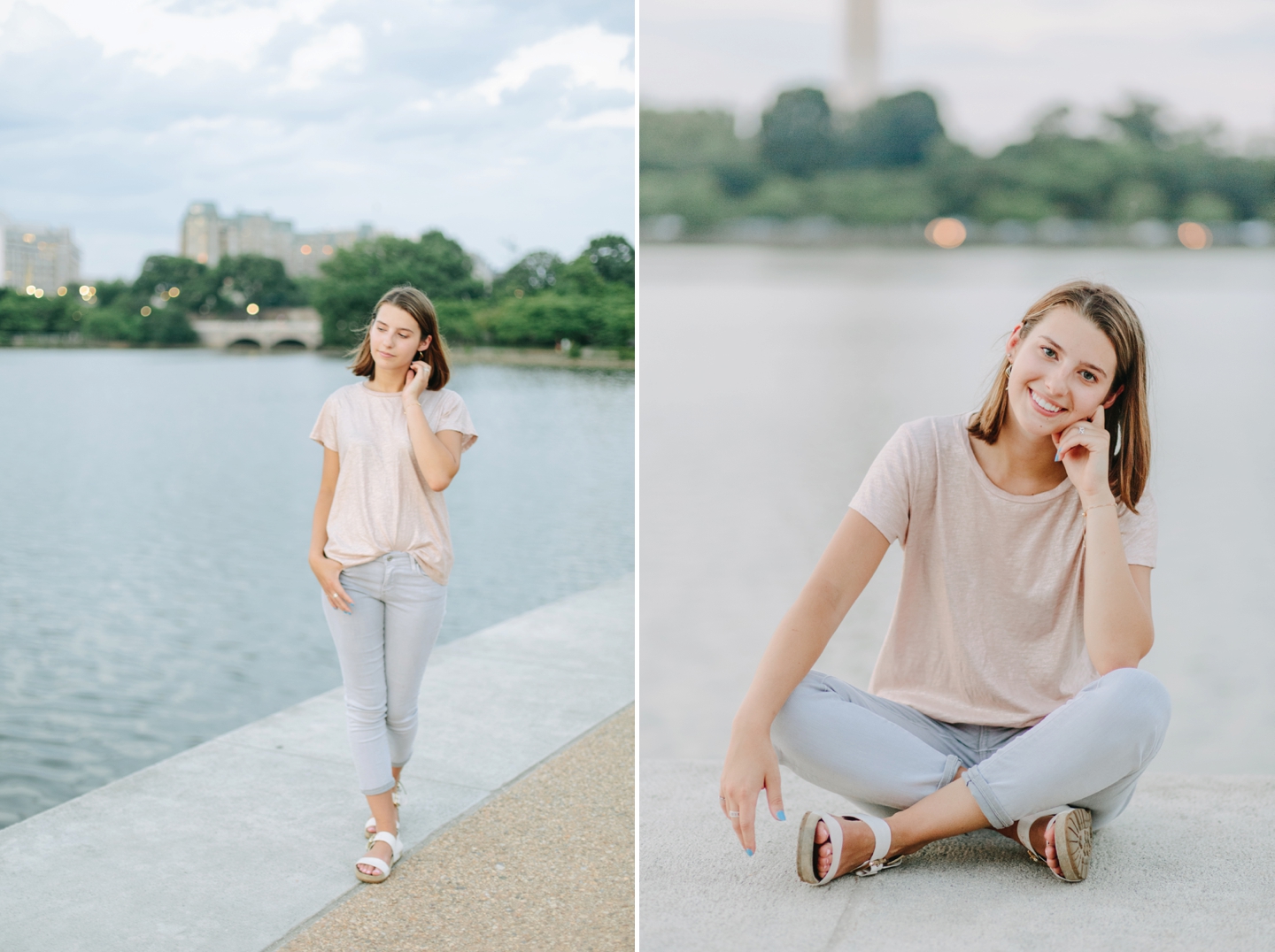 Mini Van Coca-Cola Tree Jefferson Memorial Tidal Basin DC Senior Session Elizabeth Gilmer_0781.jpg